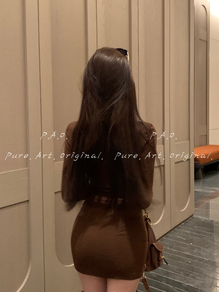 Sienna Lace Knit Dress