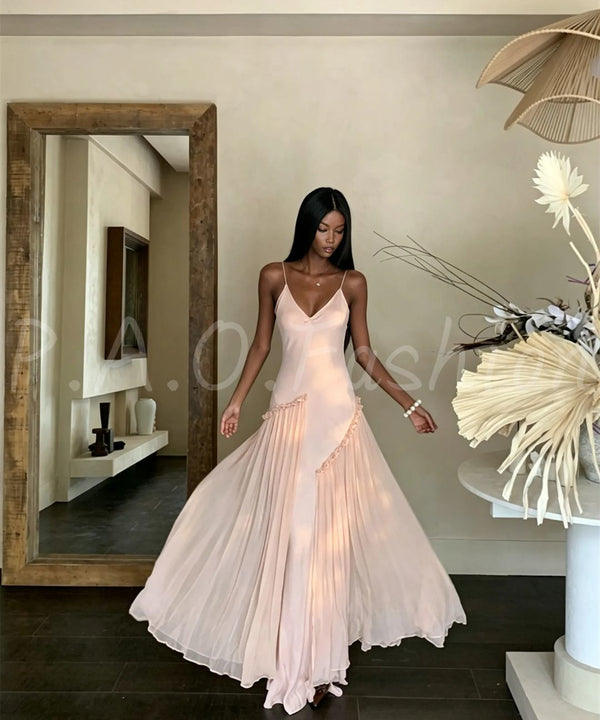 Ethereal Sheer Cardigan & Mermaid Maxi Dress Set