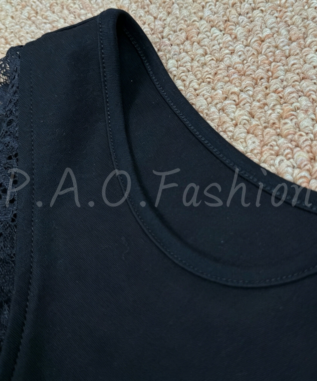 Lace Panel Twist Cut-Out Bodysuit[Available Now]