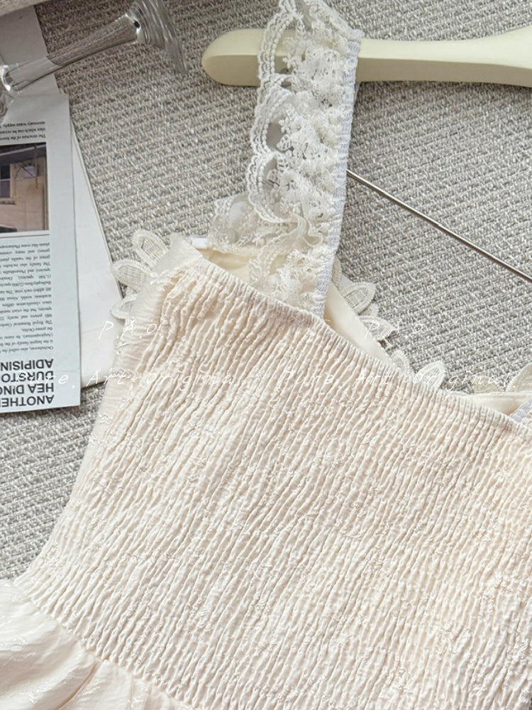 ARABELLA BALLETCORE FLORAL MINI DRESS