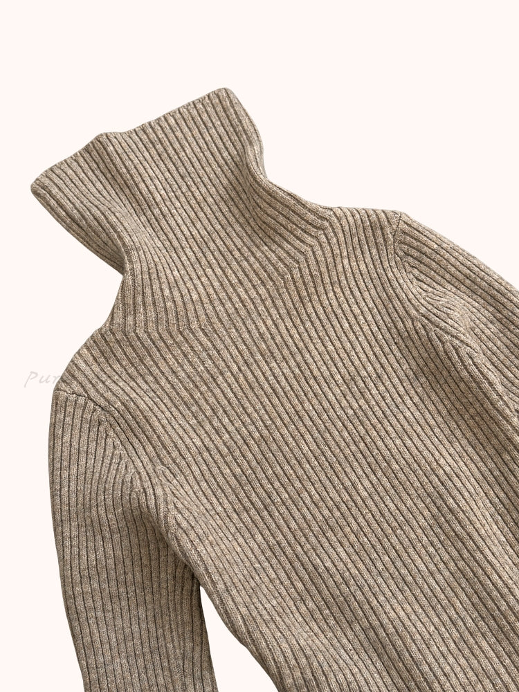 Cozy Silhouette Mini Dress