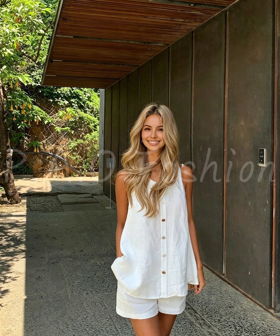 Old Money Textured Vest & Tailored Shorts Set
