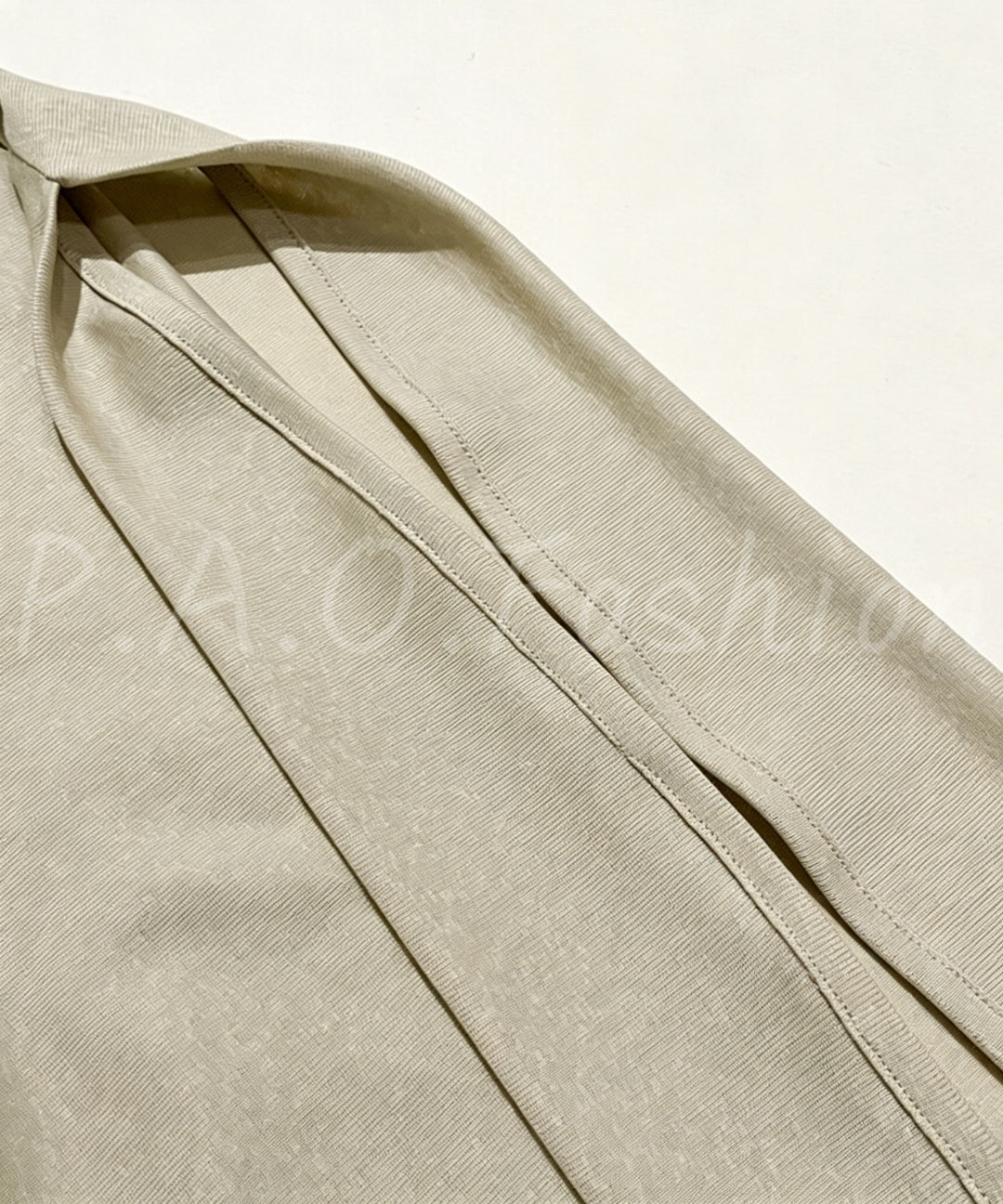 Tencel-Blend Asymmetric Draped Top & Wide-Leg Pants Set[Available Now]