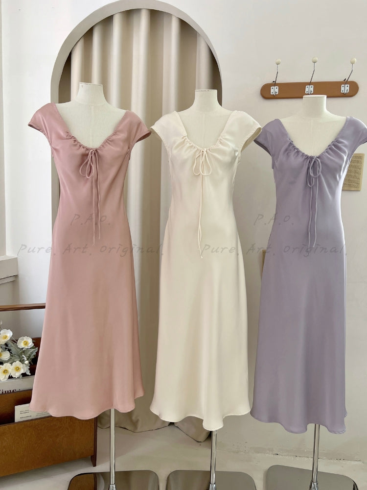 LUMIÈRE SATIN DRESS