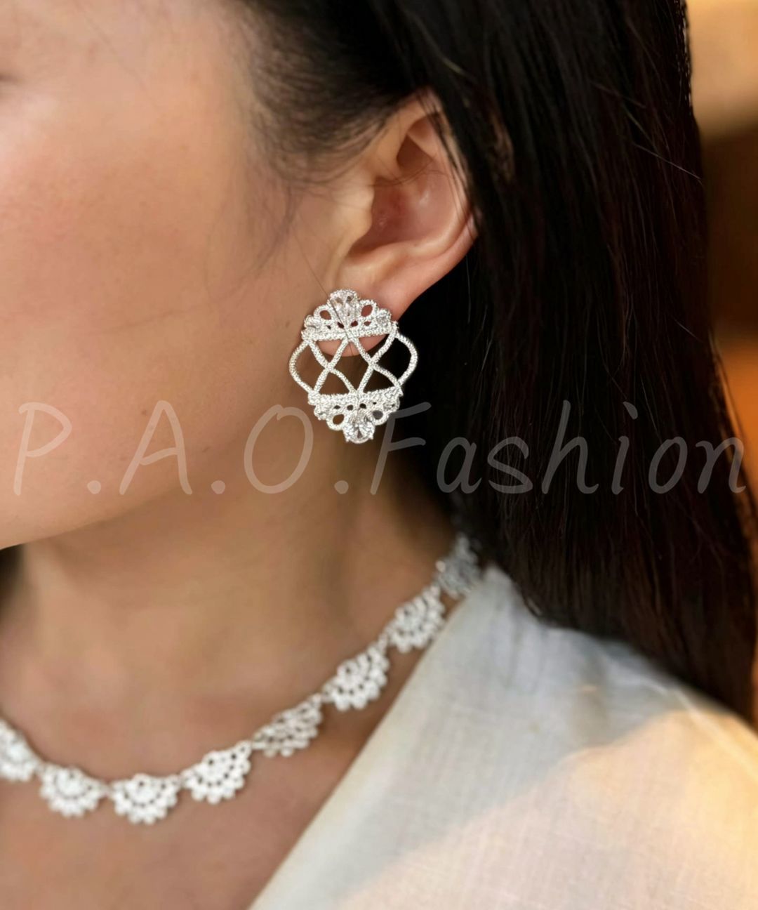 Lace Filigree Jewelry Set