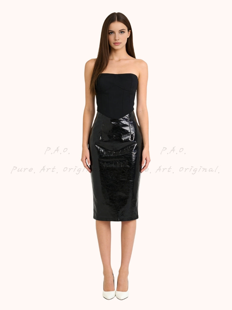 Midnight Edge –  Skirt Set