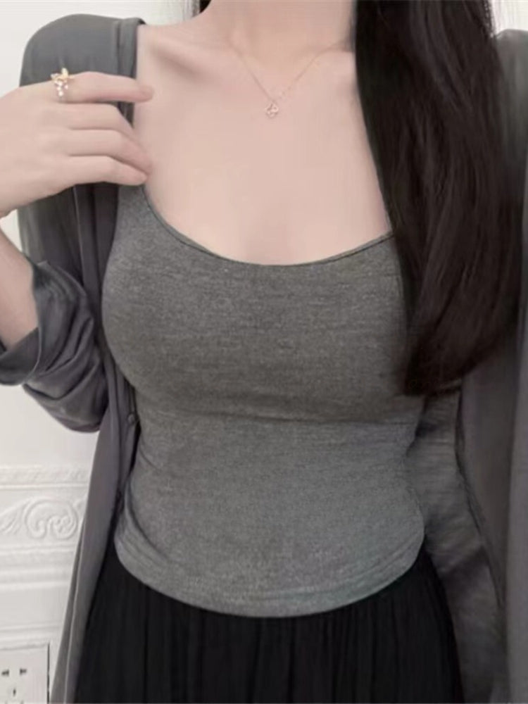 Simple & Comfortable Padded Tank Top