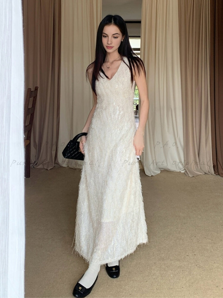 Festive Gleam Maxi Dress