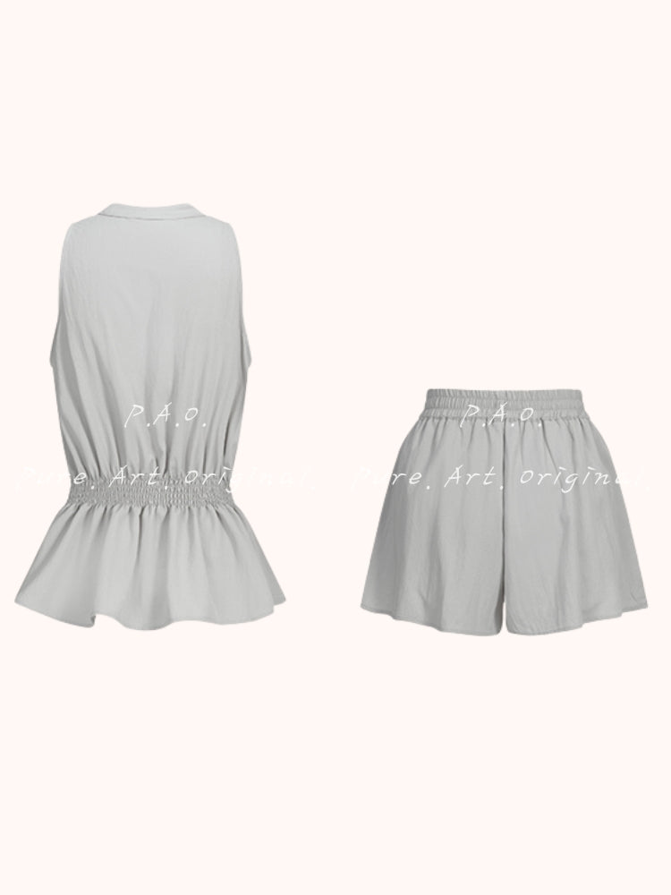 Sage Halter Tie Two-Piece Set