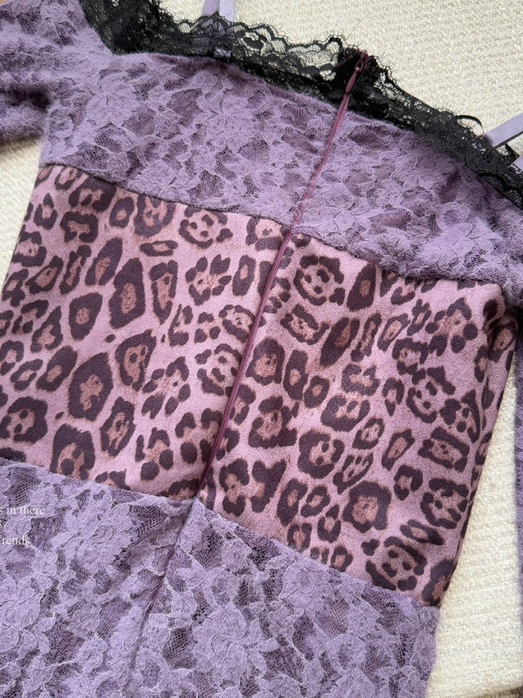 NOCTURNE LEOPARD DRESS