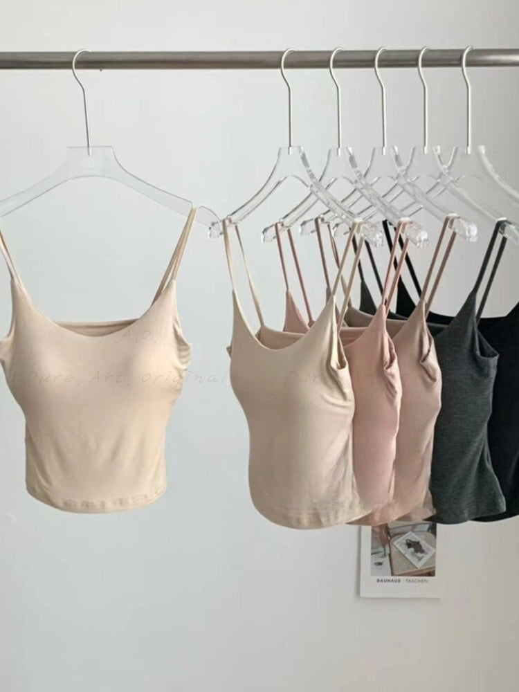 Simple & Comfortable Padded Tank Top