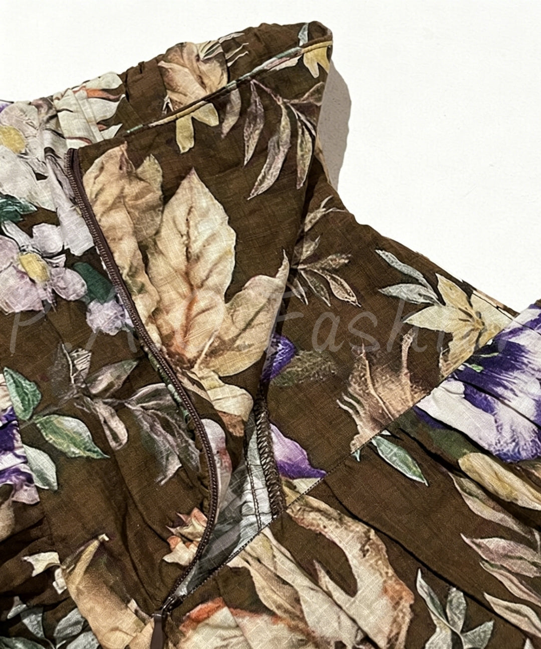 Vintage Floral High-Waisted Maxi Skirt[Available Now]