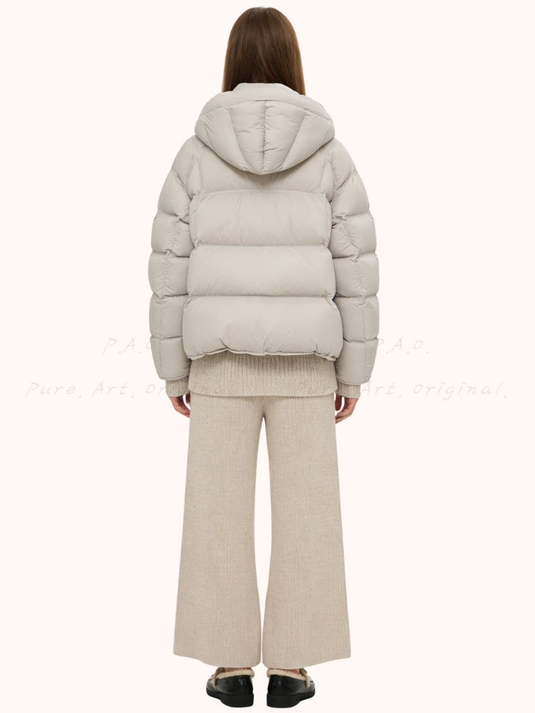 Casual Hooded Down Jacket