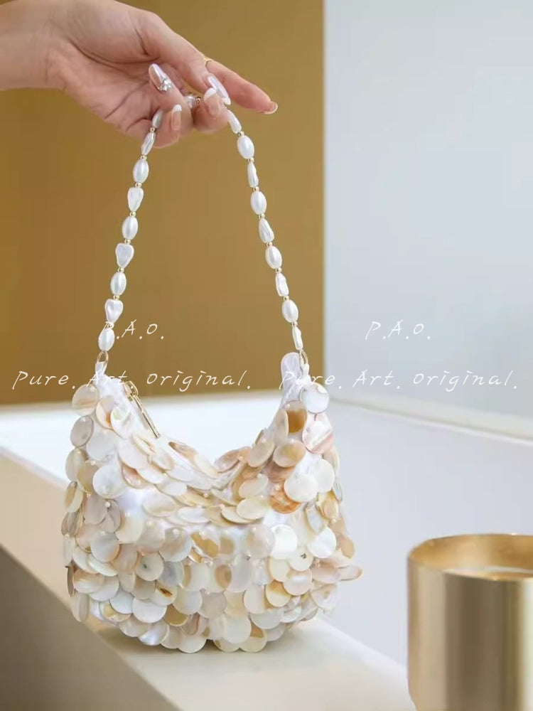 CORAL SHELL BAG