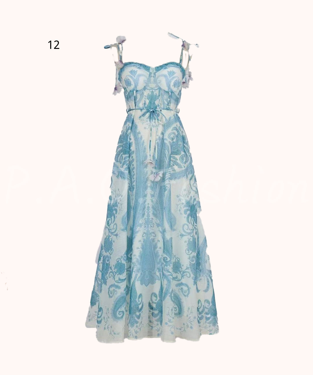Floral Print Strap Maxi Dress[Available Now]