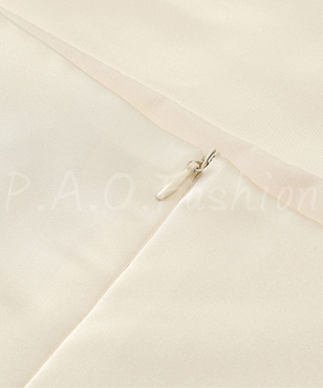 Asymmetric Satin Ribbon Mini Dress