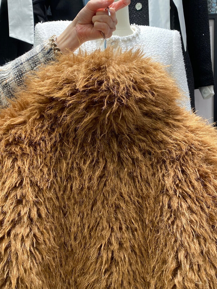 Tuscany Reverie – Eco Faux Fur Coat