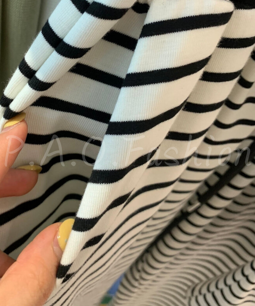 Striped Bandeau Top & Wide-Leg Pants Set[Available Now]