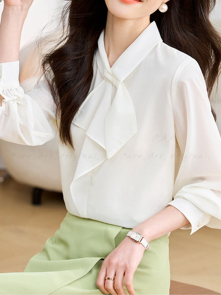 Classic Bow Tie Blouse
