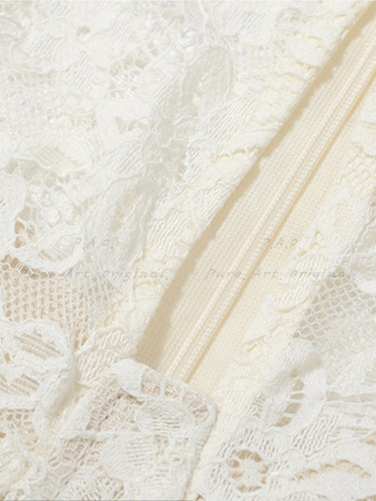 Lace Aura Midi Dress