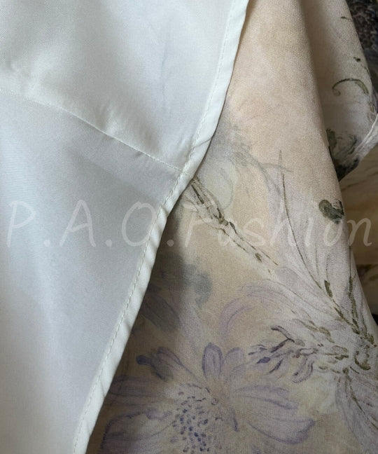 Floral Halter V-Neck Maxi Dress