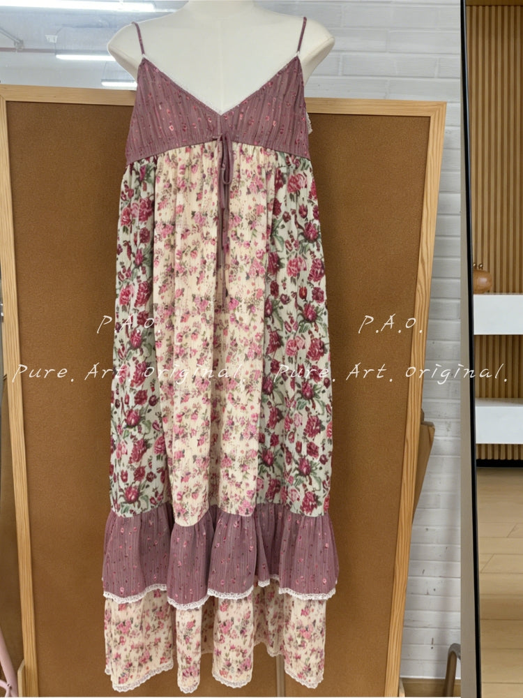 LUNARA RUFFLED MAXI DRESS