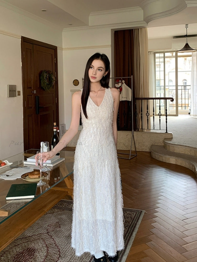 Festive Gleam Maxi Dress