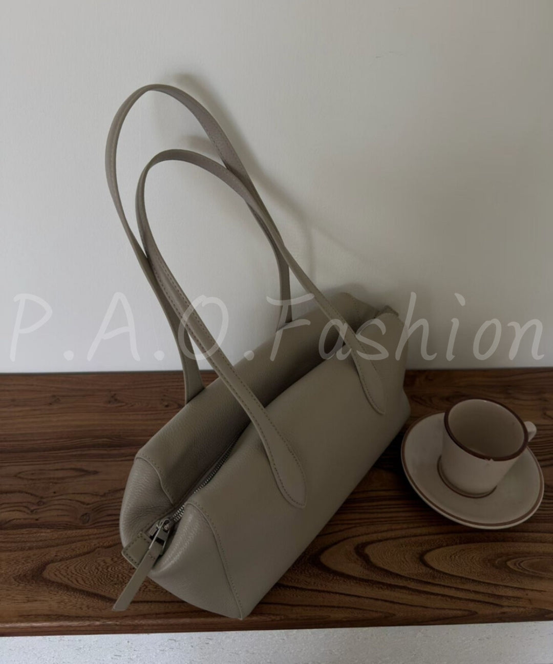 Minimalist Genuine Leather Shoulder Bag