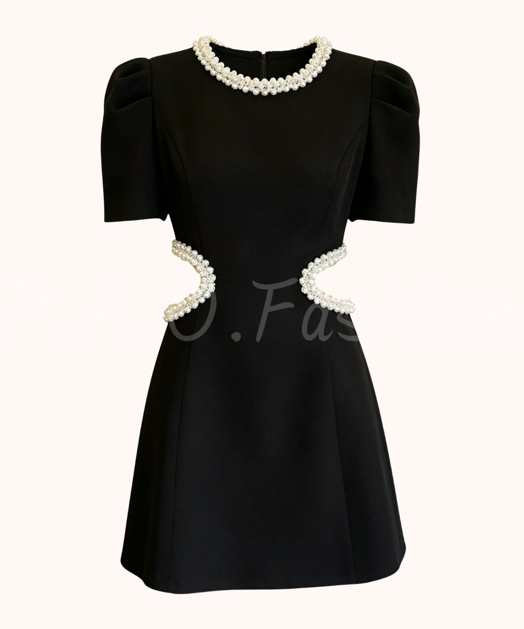 Embellished Waist A-Line Dress[Available Now]