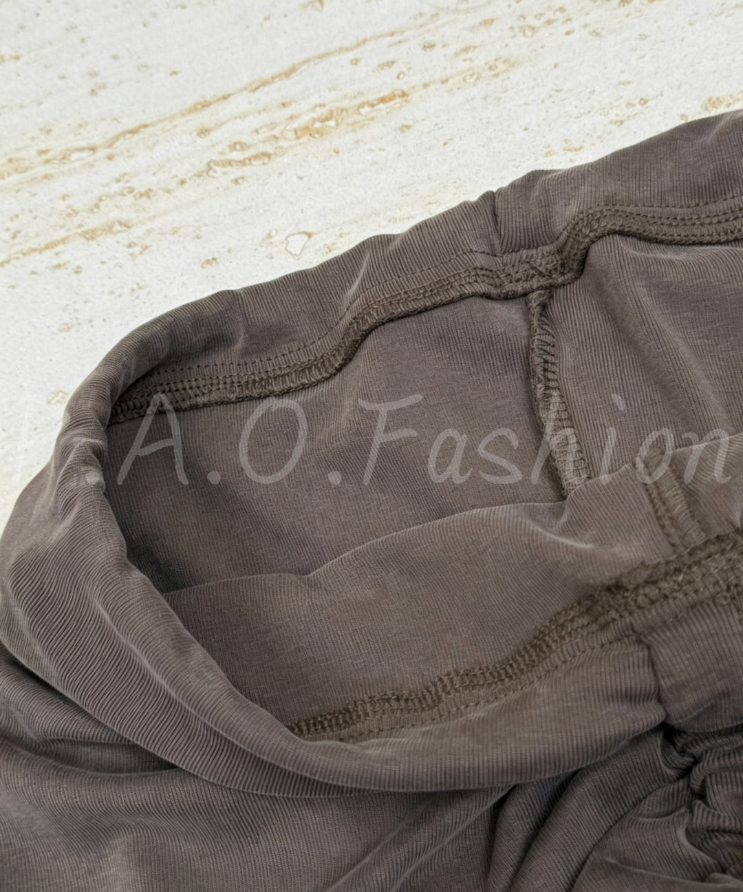 Ruched Waist Tee & Flare Pants Set[Available Now]