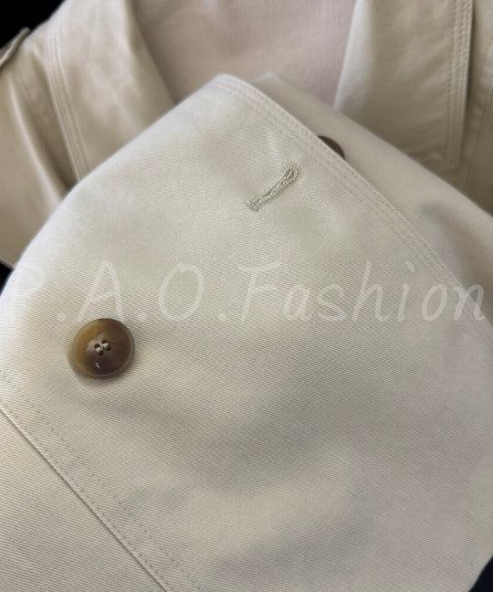 Sleeveless Double-Breasted Blazer Dress with Belt