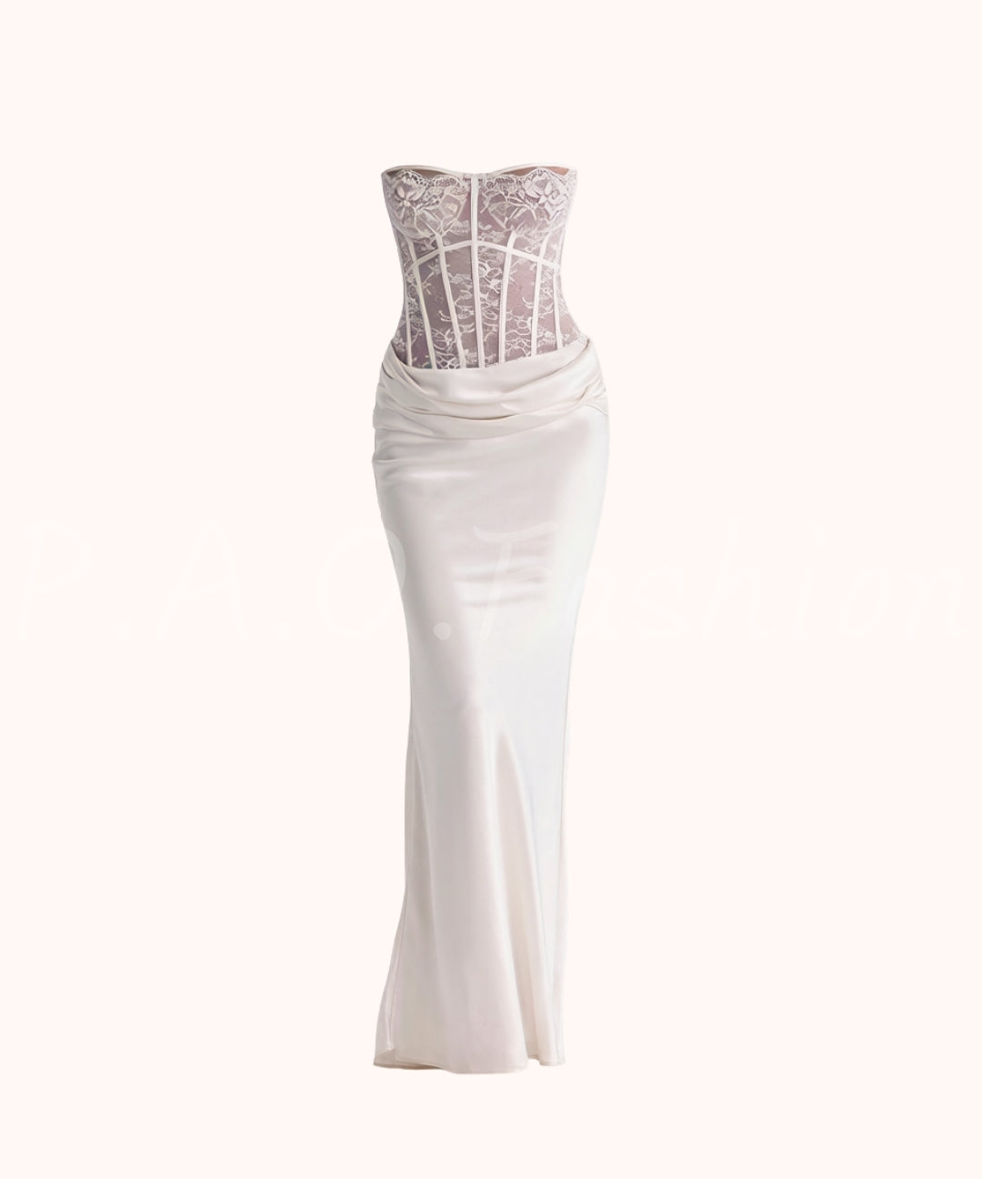 Ruched Mesh Mermaid Maxi Dress[Available Now]