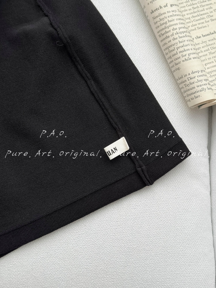 Aria Chain One-Shoulder Ribbed Bodycon Mini Dress