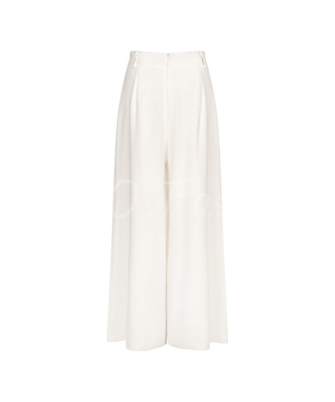Tie-Back Shirt & Wide-Leg Pants Set