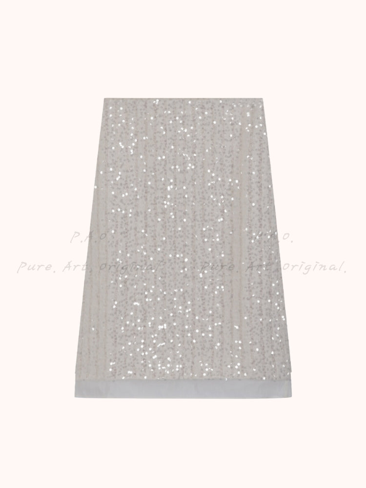 Luxe Aura Midi Skirt