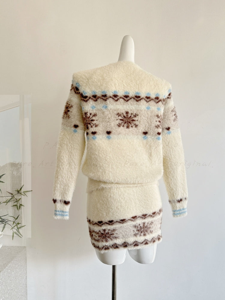 Winter Whisper – Fleece Knit Set
