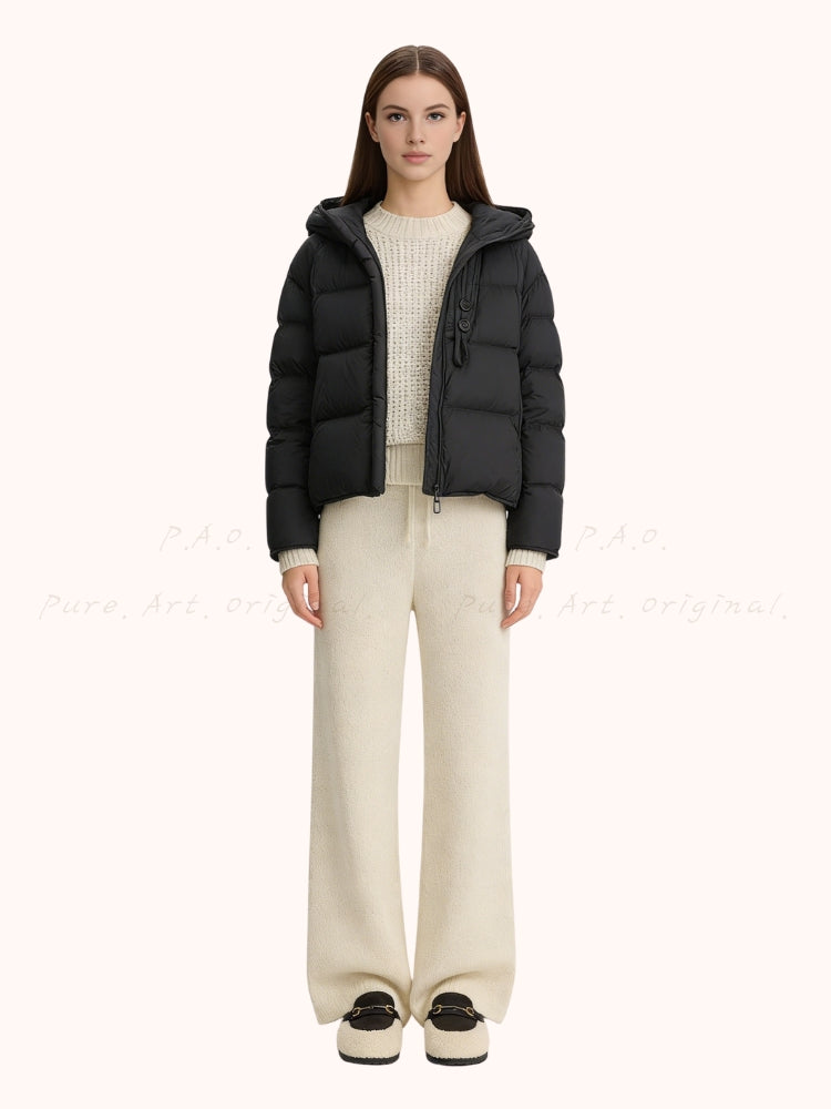 Casual Hooded Down Jacket