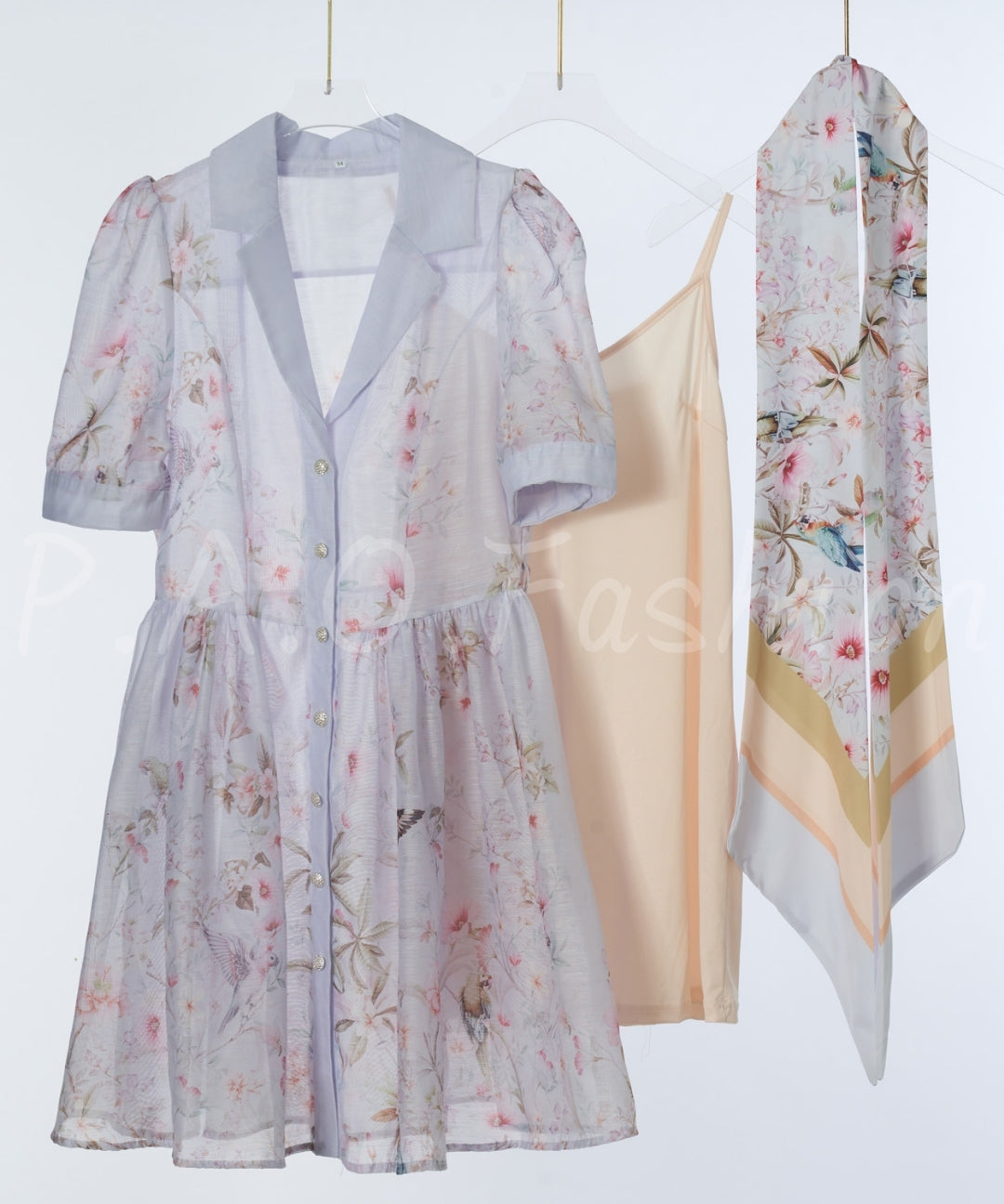 Floral Blazer Collar Mini Dress[Available Now]