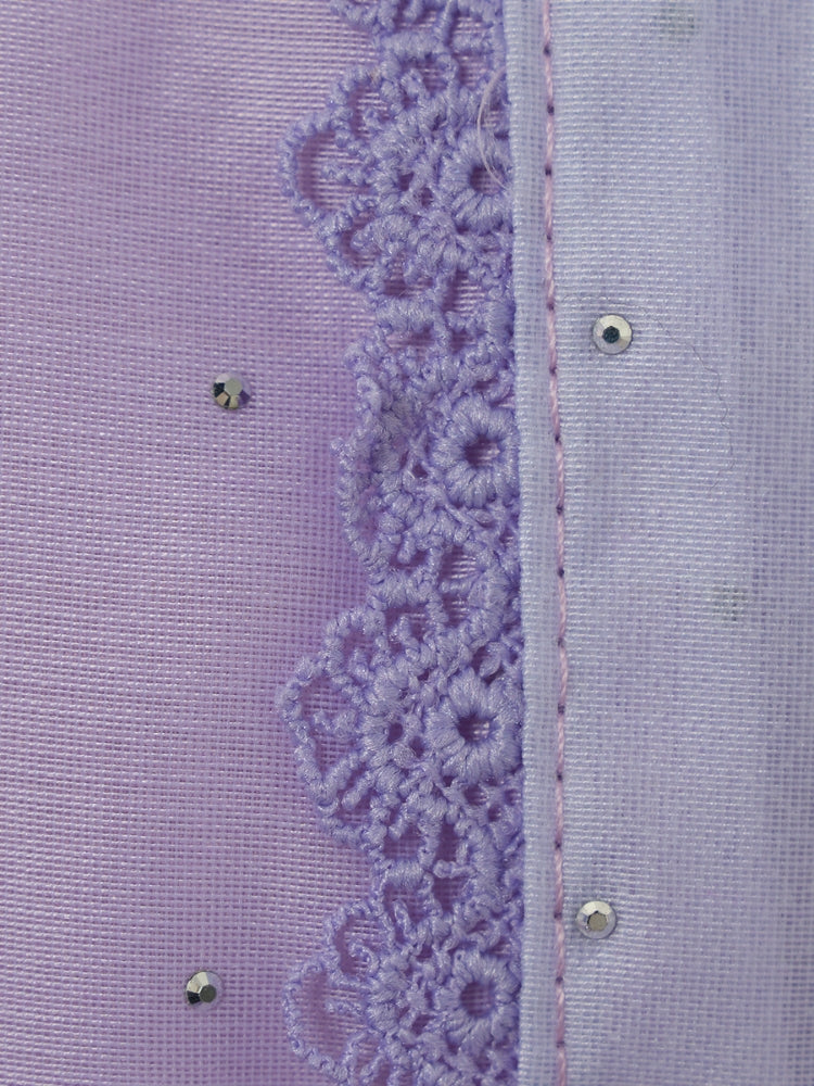 Rhinestone Organza Trim Tie-Waist Maxi Dress