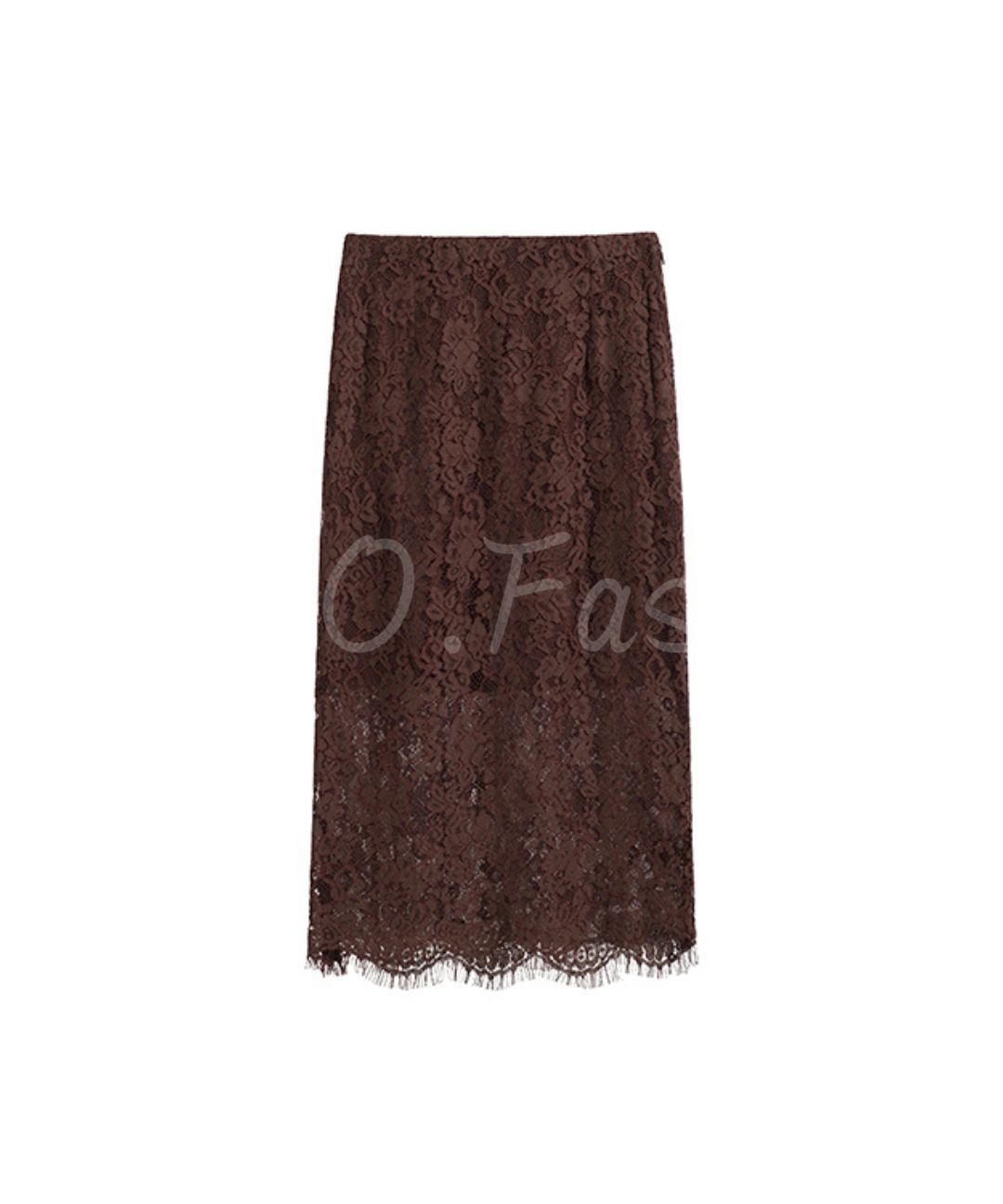 Lace Bodycon Midi Skirt