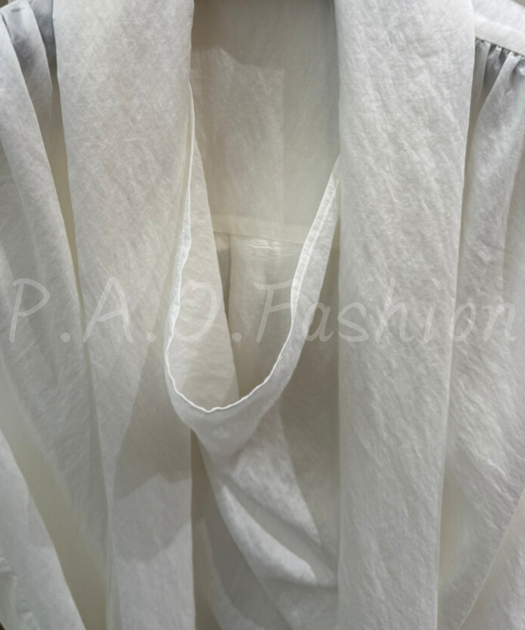 Cupro Scarf Tank Top