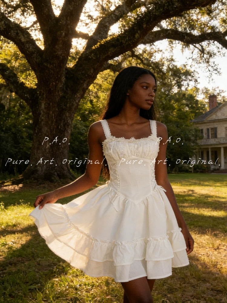 ELLA TIERED STRAPPY MAXI DRESS