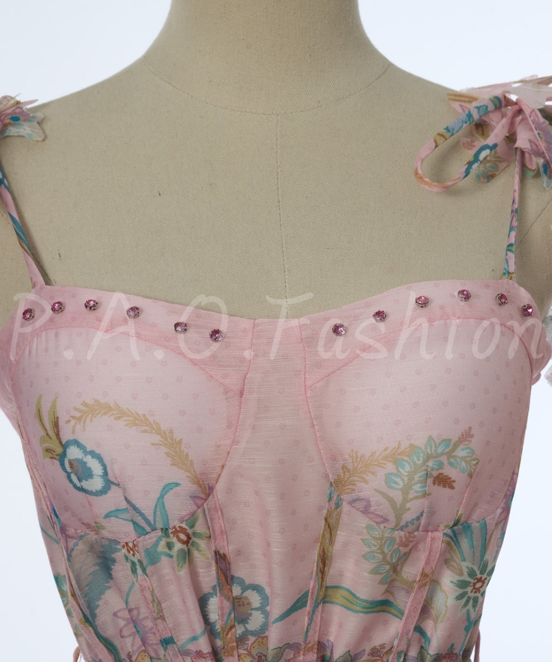 Floral Print Strap Maxi Dress[Available Now]