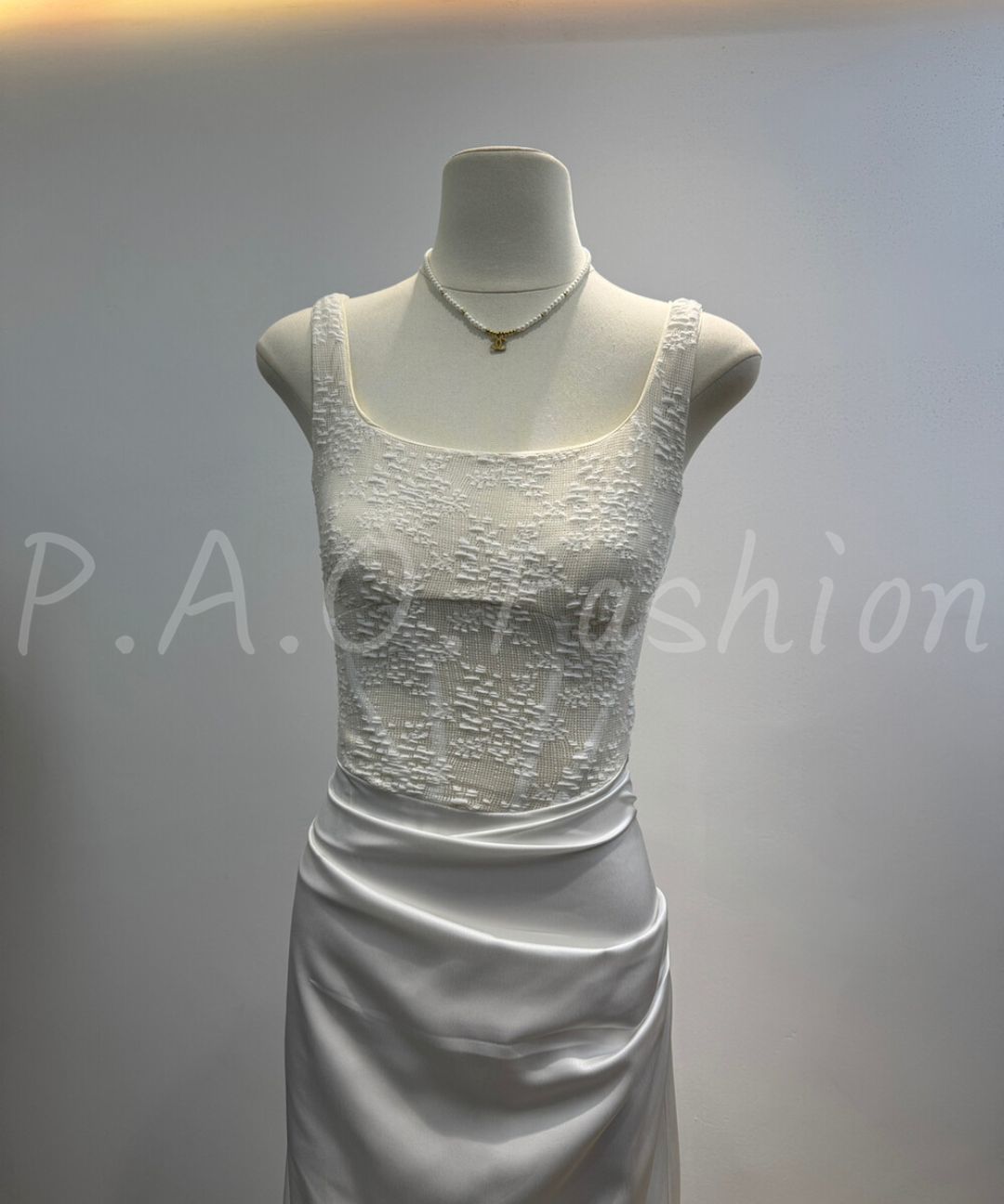 Square Neck Lace Corset Satin Mermaid Maxi Dress