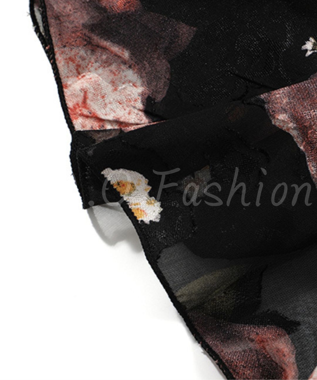 Rose Chiffon Corset Mini Dress