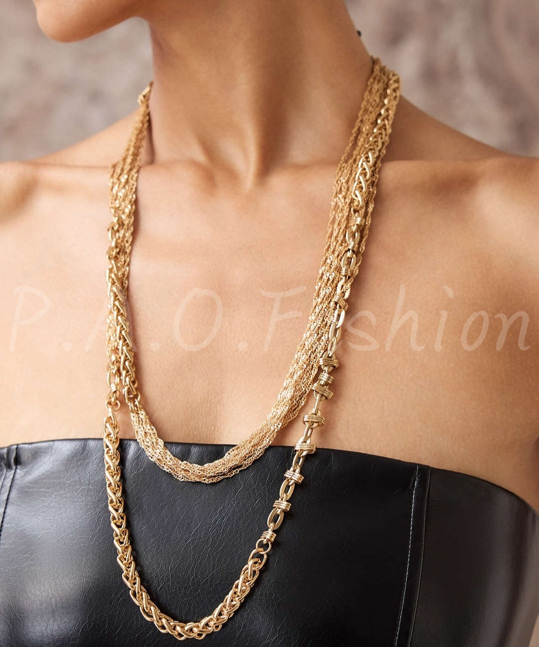 Metallic Chain Necklace