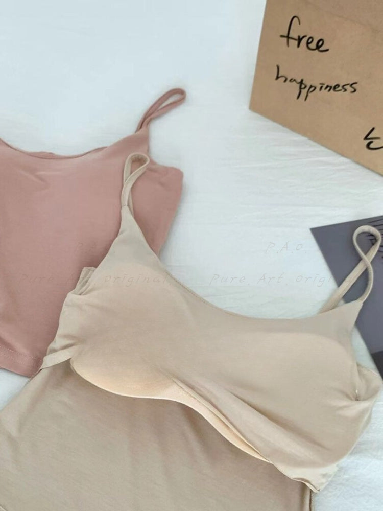 Simple & Comfortable Padded Tank Top