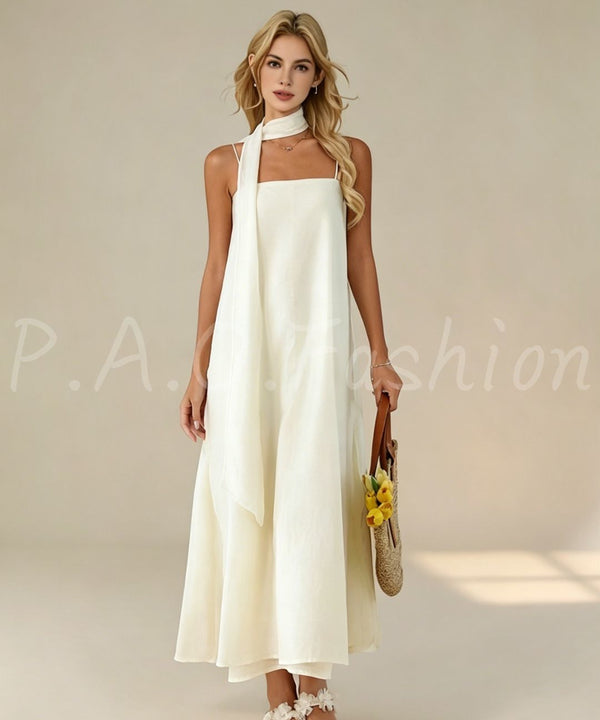 Textured Layered Maxi Dress