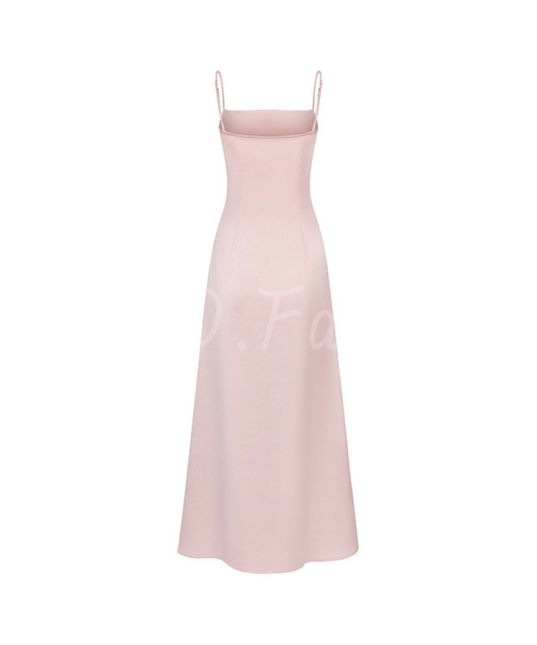 Satin Cowl Maxi Dress