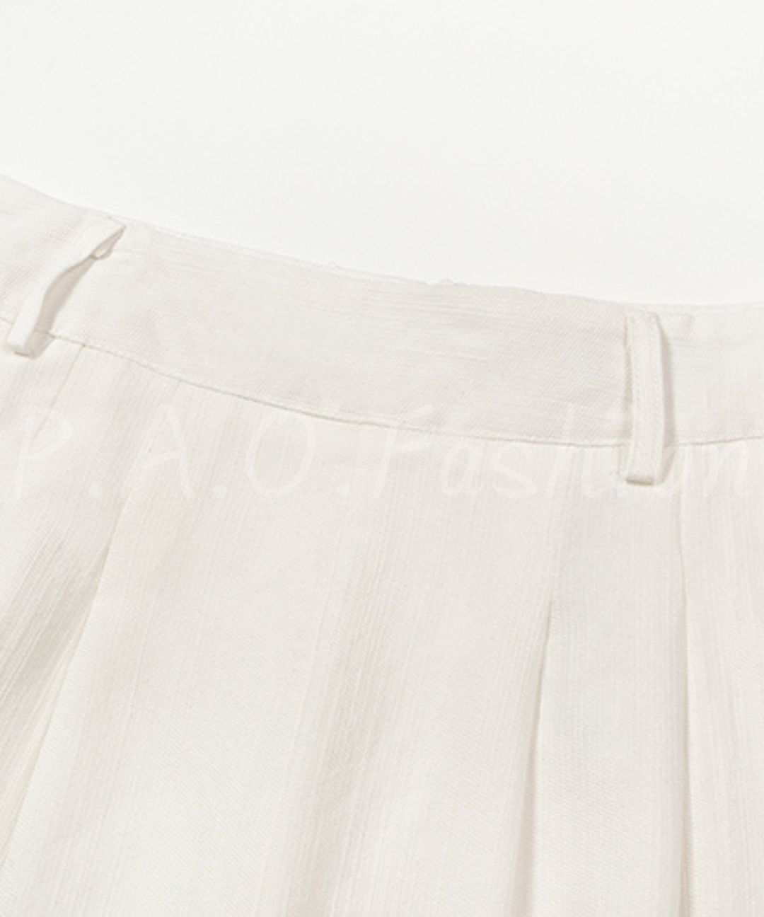 Tie-Back Shirt & Wide-Leg Pants Set